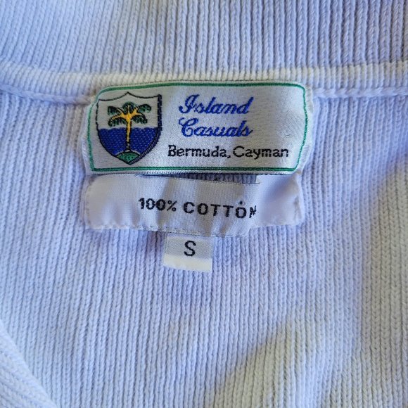 Vintage Island Casuals Cotton Knit Button-down - Picture 8 of 14